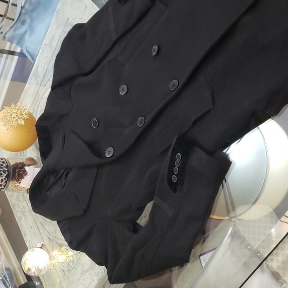 The KOOPLES WOOL & CASHMERE BLEND DOUBLE BREASTED TRENCH COAT NEW - Picture 4 of 12